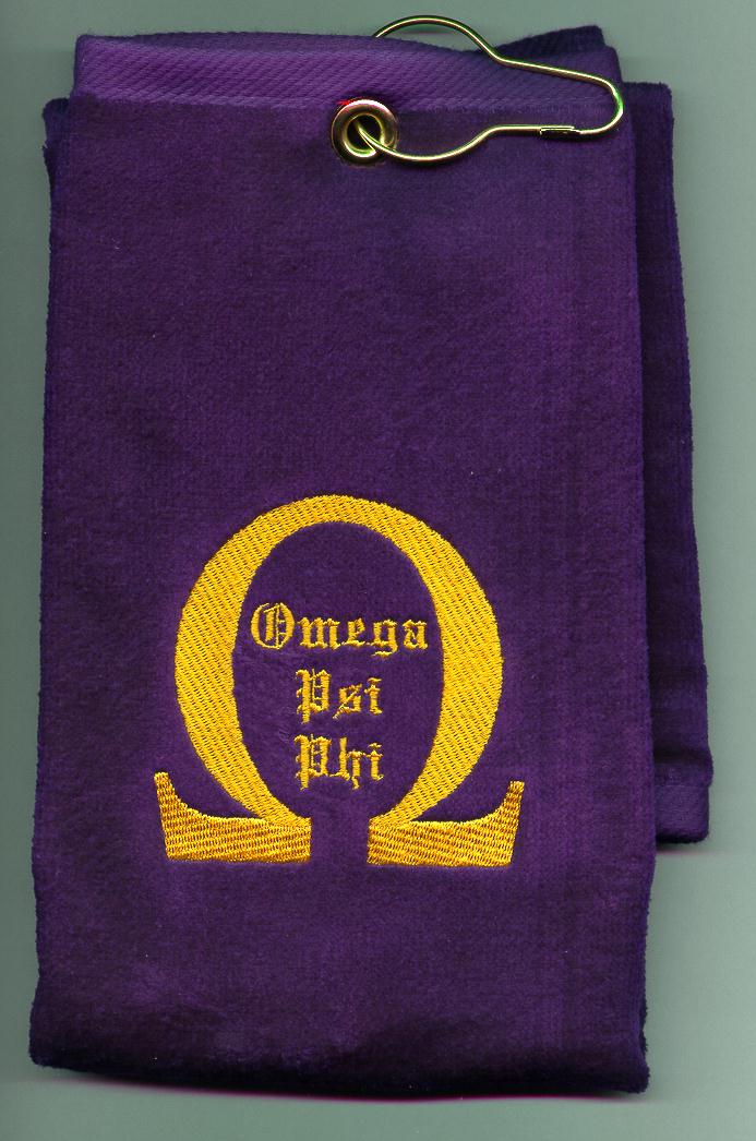 Omega golf towel
