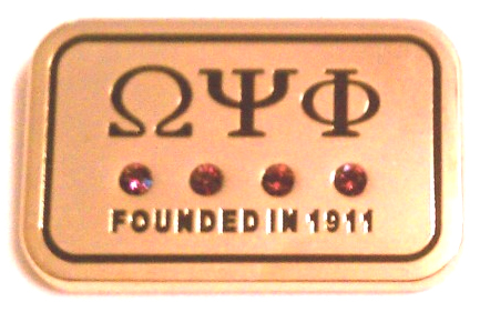 Omega Rectangular Founders Lapel Pin - CO