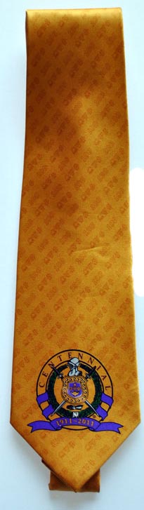 Omega Psi Phi Centennial Silk Tie