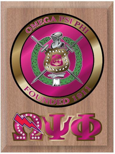 Omega Wall Plaque Circle Crest - CQ