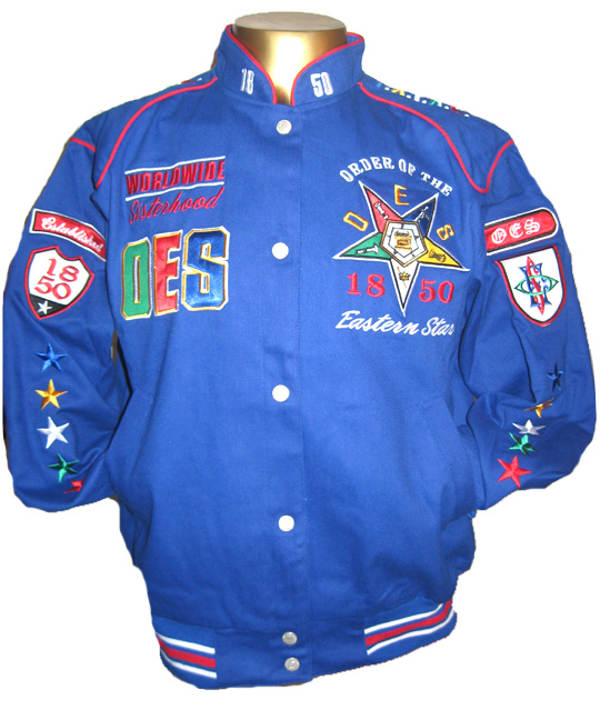 Order of the Eastern Star Nascar Jacket  - Blue