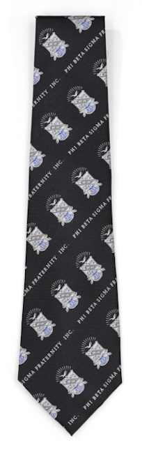 Sigma Black Shield Silk Tie - 2023