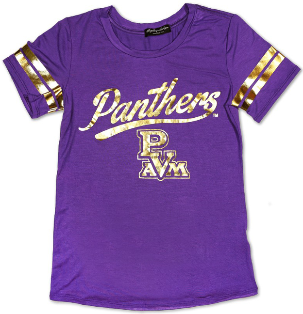 Prairie View A&M Female Foil Tee - 1819