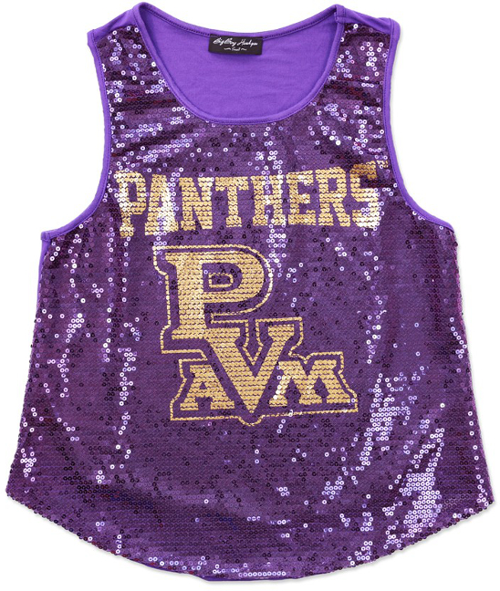 Prairie View A&M Sequins Tank Top - 1819