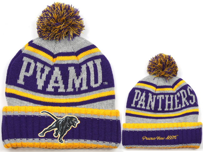 Prairie View A&M Beanie w/ Puffball - 1920
