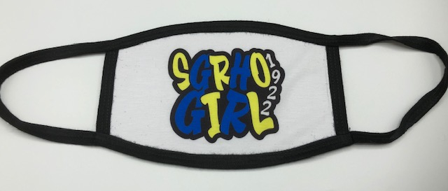 Sigma Gamma Rho Sorority Girl Reusable Cloth Face Cover - ACE