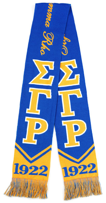 Sigma Gamma Rho Sorority Blue Scarf - 2023