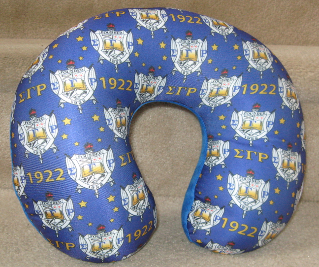 Sigma Gamma Rho Sorority Executive Travel Neck Pillow