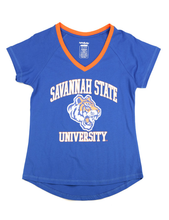 Savannah State V-Neck Tee - 2024