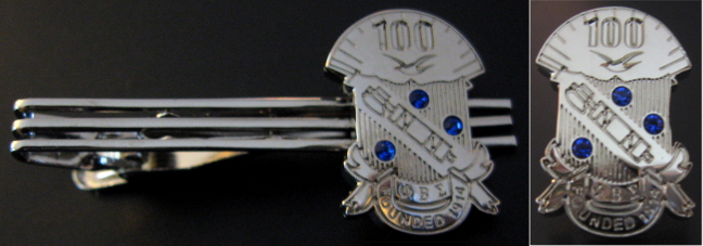 Sigma Centennial Silver Jewel Cufflinks - Tiebar - Lapel Pin - WW