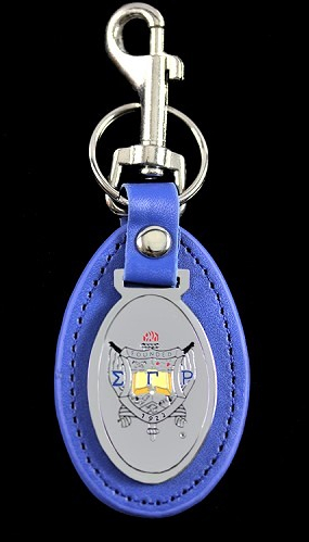 Sigma Gamma Rho Sorority Leather Key Chain