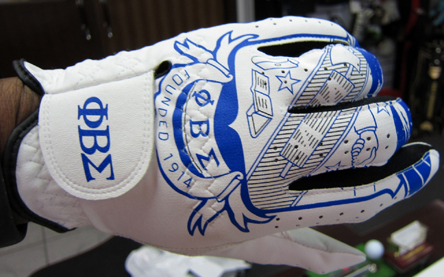 Phi Beta Sigma Crest Golf Glove