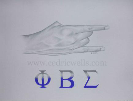 Blue Phi Power - Print