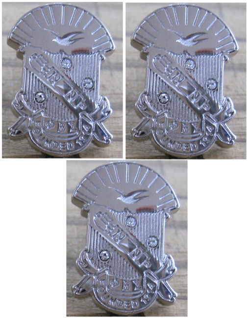 Sigma Silver Crest Cufflinks & Lapel Pin - WW