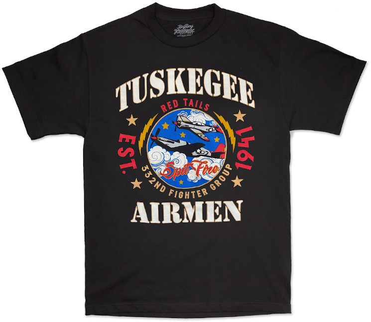 Tuskegee Airmen Black Graphic Heritage Tee - 2 - 1920