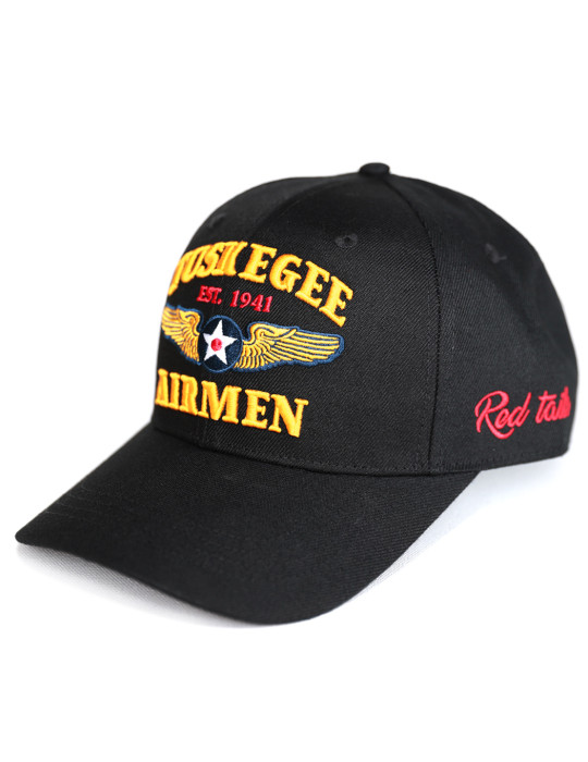 Tuskegee Airmen Cap - TA165-BLK
