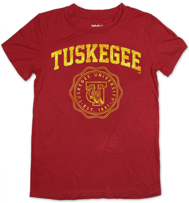 Tuskegee University Women's Foil Tee - 1920