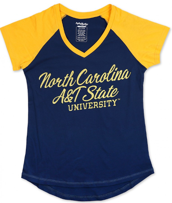 NCA&T Female V-Neck Tee - 2020