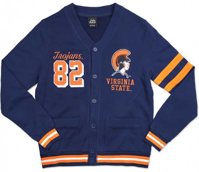 Virginia State MEN's Medium Weight Cardigan
