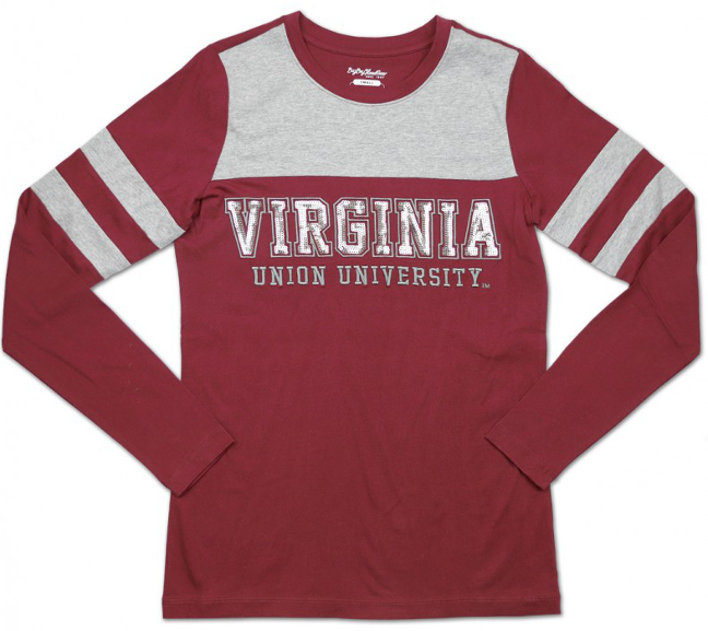 Virginia Union Women's Sequin Long-Sleeve Tee - 1920