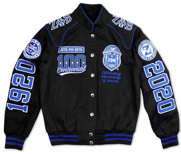 Zeta Black Centennial Nascar Twill Jacket
