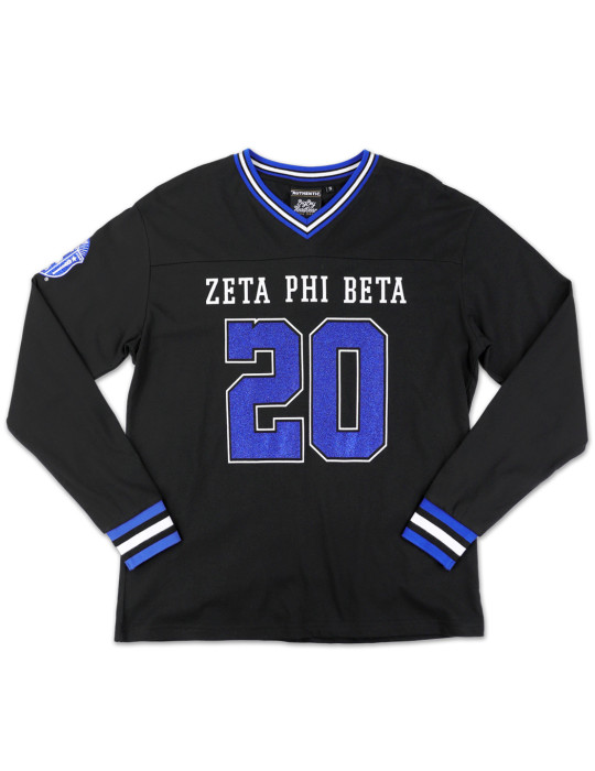 Zeta Black Longsleeve Jersey Tee - 2025