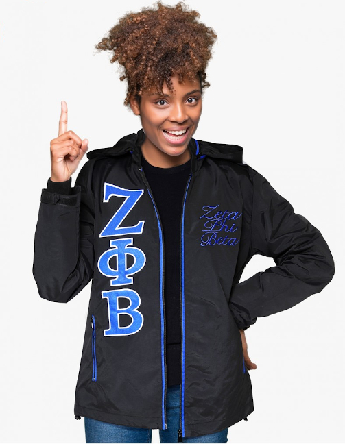 Zeta Black Windbreaker - 2021