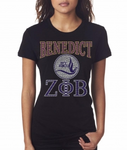 Zeta - Benedict College Bling Shirt - CO