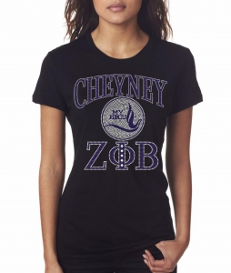 Zeta - Cheyney University Bling Shirt - CO