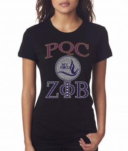 Zeta - Paul Quinn College Bling Shirt - CO