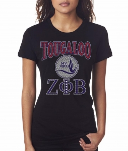 Zeta - Tougaloo College Bling Shirt - CO