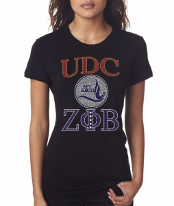 Zeta - Univ. of District Columbia Bling Shirt - CO