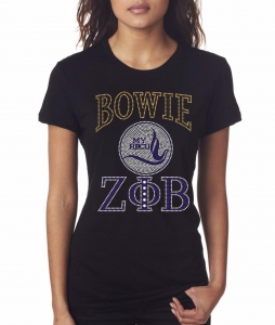 Zeta - Bowie State Bling Shirt - CO