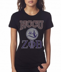 Zeta- NCCU Bling Shirt - CO