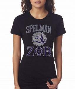 Zeta - Spelman College Bling Shirt - CO