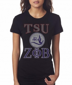Zeta - Texas Southern University Bling Shirt - CO