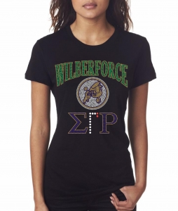 Sigma Gamma Rho - Wilberforce Bling Shirt - CO