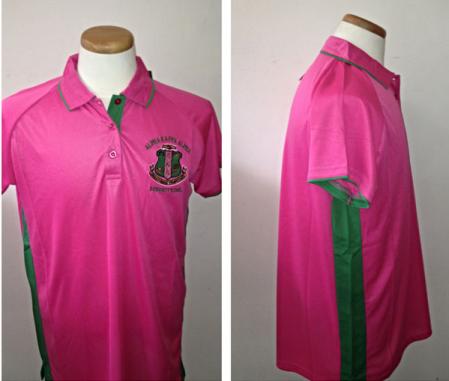 AKA Pink Dri-Fit Polo Shirt