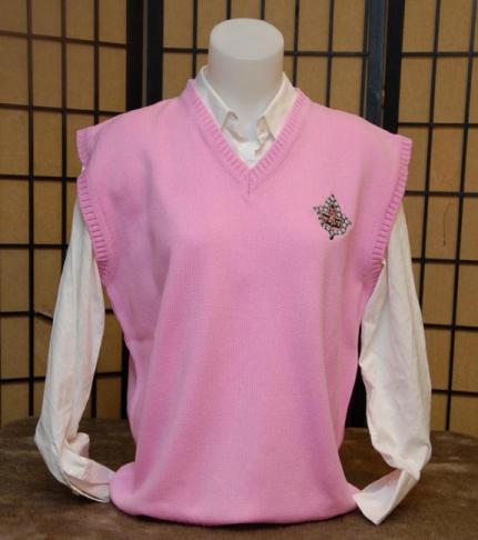 pink sweater vest womens