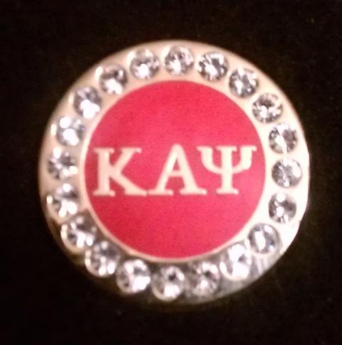 Kappa Swarovski Crystal Pin - CO