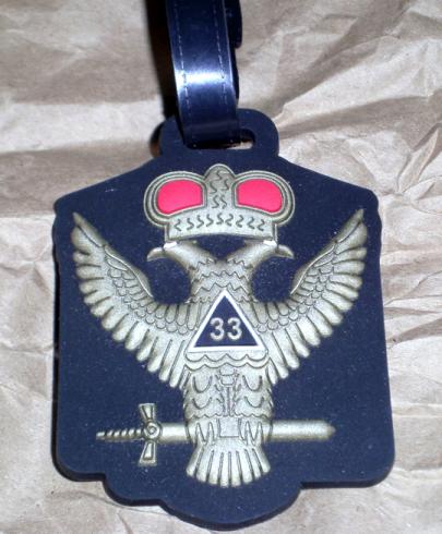 Mason 33rd Degree Luggage Tags - Set of 2 - JV
