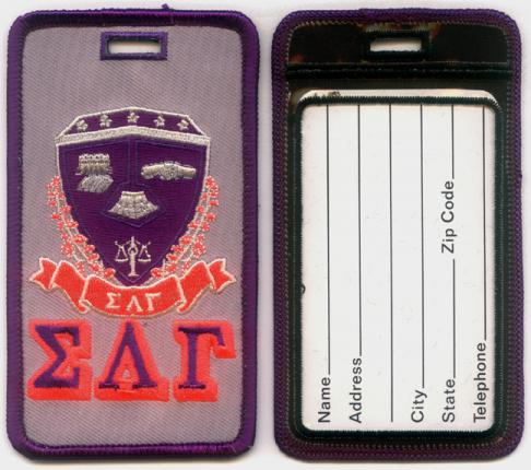 Sigma Lambda Gamma Luggage Tags - Set of 2