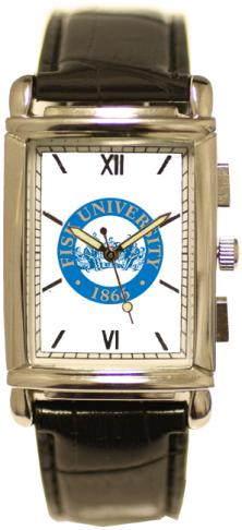 FISK Rectangular Chrome Watch - CO