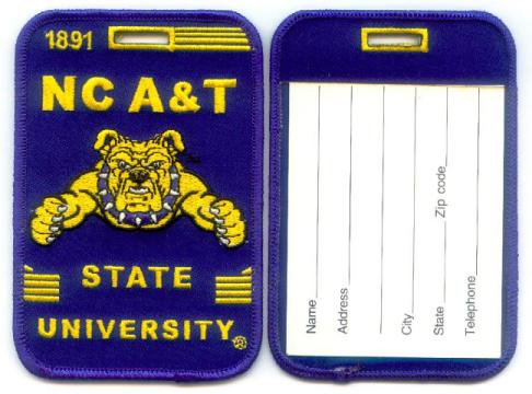 NC A&T LARGE Luggage Tags - Set of 2
