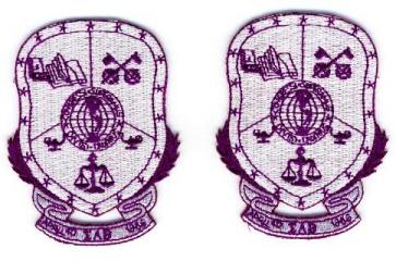 Sigma Lambda Beta  Set of 2 Patches