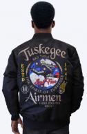 Tuskegee Airmen Black Bomber Jacket - 2022 1