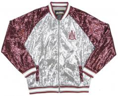 Alabama A&M University Women's Sequin Jacket with Sequin Sleeves - 2024