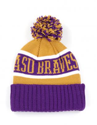 Alcorn State Beanie w/ Puffball - 2026 1