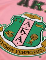 AKA Rhinestone Pink Football Jersey - 2023 2