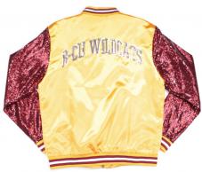 Bethune Cookman Satin Jacket with Sequin Sleeves - 2024 1